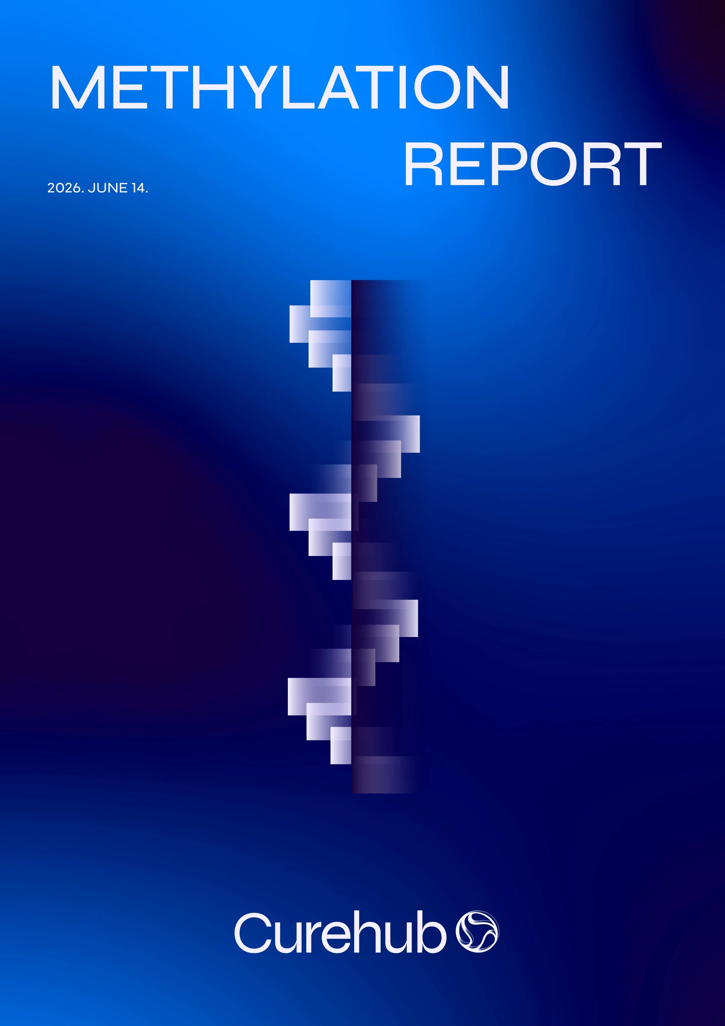 Cover page of a sample Curehub Methylation & Wellness Report